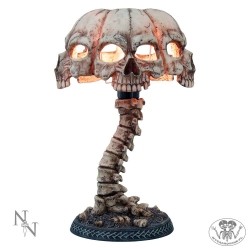 Lampa stojąca - Atrocity - abażur z czaszek